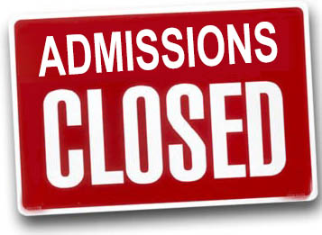2020-21 Regarding Admission Closure